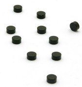 Aimants ronds Trendform Noir acier D 0,5 cm
