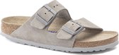 Birkenstock Arizona Slippers Stone Coin Regular-fit | Grijs | Suède | Maat 35