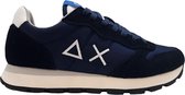 Blauwe SUN68 Sneakers Tom Solid Nylon Navy