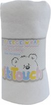 babydeken fleece 75 x 100 cm wit