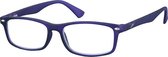 leesbril unisex rechthoekig paars (box83d) sterkte +2.00