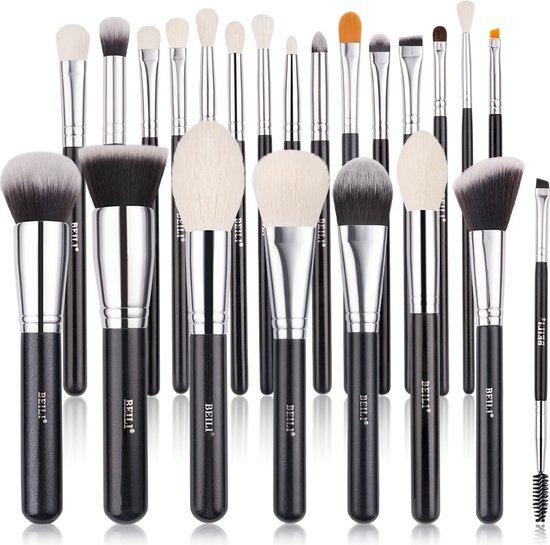 Beili Professionele make up kwasten set – 23 delig – Met foundation kwast – Met poeder kwast – Met oogschaduw kwast