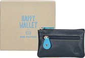 Happy Wallet Colourful Sleuteletui - Blauw