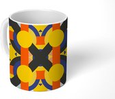 Mok - Koffiemok - Art deco - Patronen - Geometrisch - Mokken - 350 ML - Beker - Koffiemokken - Theemok