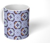 Mok - Koffiemok - Retro - Design - Geometrie - Mokken - 350 ML - Beker - Koffiemokken - Theemok