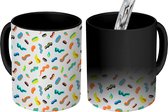 Magische Mok - Foto op Warmte Mokken - Koffiemok - Patronen - Design - Vector - Jaren 80 - Magic Mok - Beker - 350 ML - Theemok