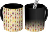 Magische Mok - Foto op Warmte Mokken - Koffiemok - Patronen - Stropdas - Kleuren - Jongens - Kind - Jongetje - Kids - Magic Mok - Beker - 350 ML - Theemok