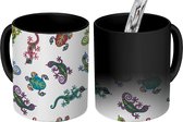 Magische Mok - Foto op Warmte Mokken - Koffiemok - Salamander - Design - Dier - Tropisch - Magic Mok - Beker - 350 ML - Theemok