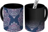 Magische Mok - Foto op Warmte Mokken - Koffiemok - Patroon - Abstract - Design - Magic Mok - Beker - 350 ML - Theemok