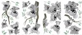 muurstickers koala's vinyl 20 stuks