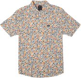 Rvca Lewis Floral Short Sleeve Shirt - Antique White