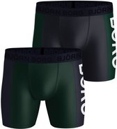 Bjorn Borg - Boxers 2Pack Blauw Groen - Maat L - Body-fit