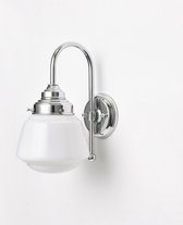 Art Deco Trade - Wandlamp High Button Meander Chroom