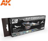 AK-Interactive AK 2010 RAF Camouflages Set - Modelbouw verf  - 8 kleuren