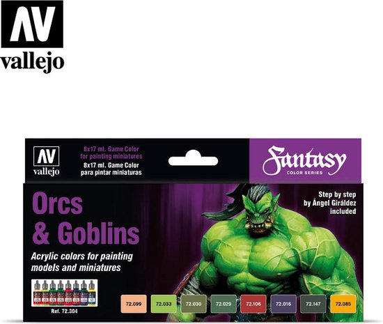 Vallejo: Game Color Set - Orc and Goblins