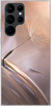 Geschikt voor Samsung Galaxy S22 Ultra hoesje - Paardenbloem zaden - Abstract - Lucht - Siliconen Telefoonhoesje