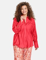 SAMOON Dames Overhemdblouse met borstzakken