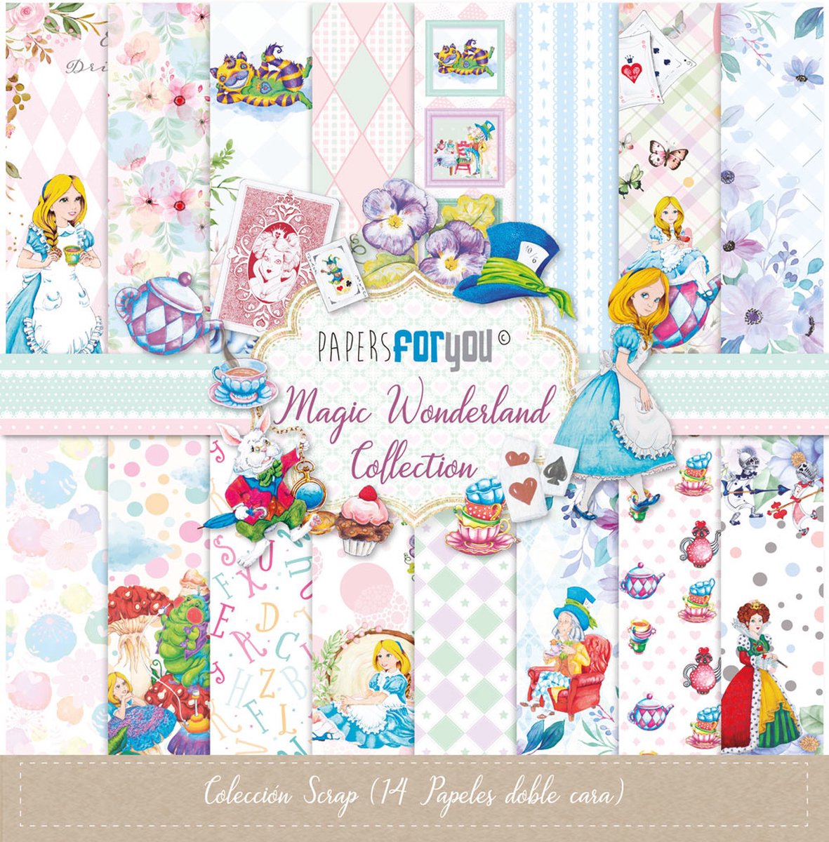 Magic Wonderland 12x12 Inch Paper Pack (14pcs) (PFY-4629)