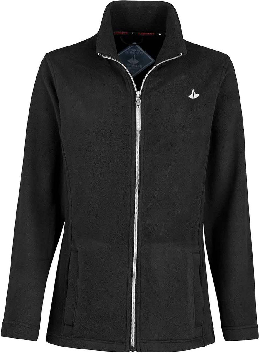 BJØRNSON Jenna Fleece Vest 4 Seizoenen Dames - Rits - Maat 36 - Zwart