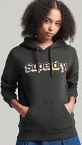 Superdry Dames Trui Vintage Core Logo hoodie met metallic print