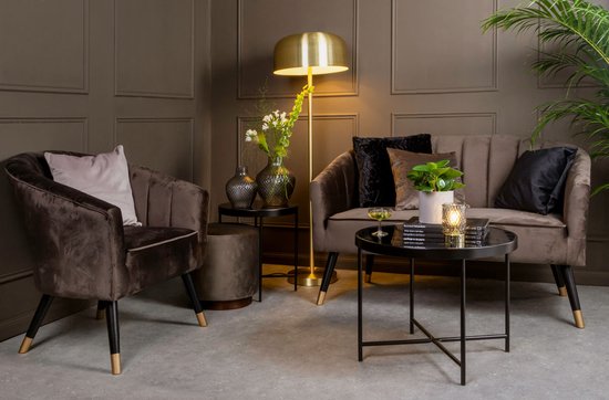 Vase Delight grand Gris Foncé 20 cm. haut