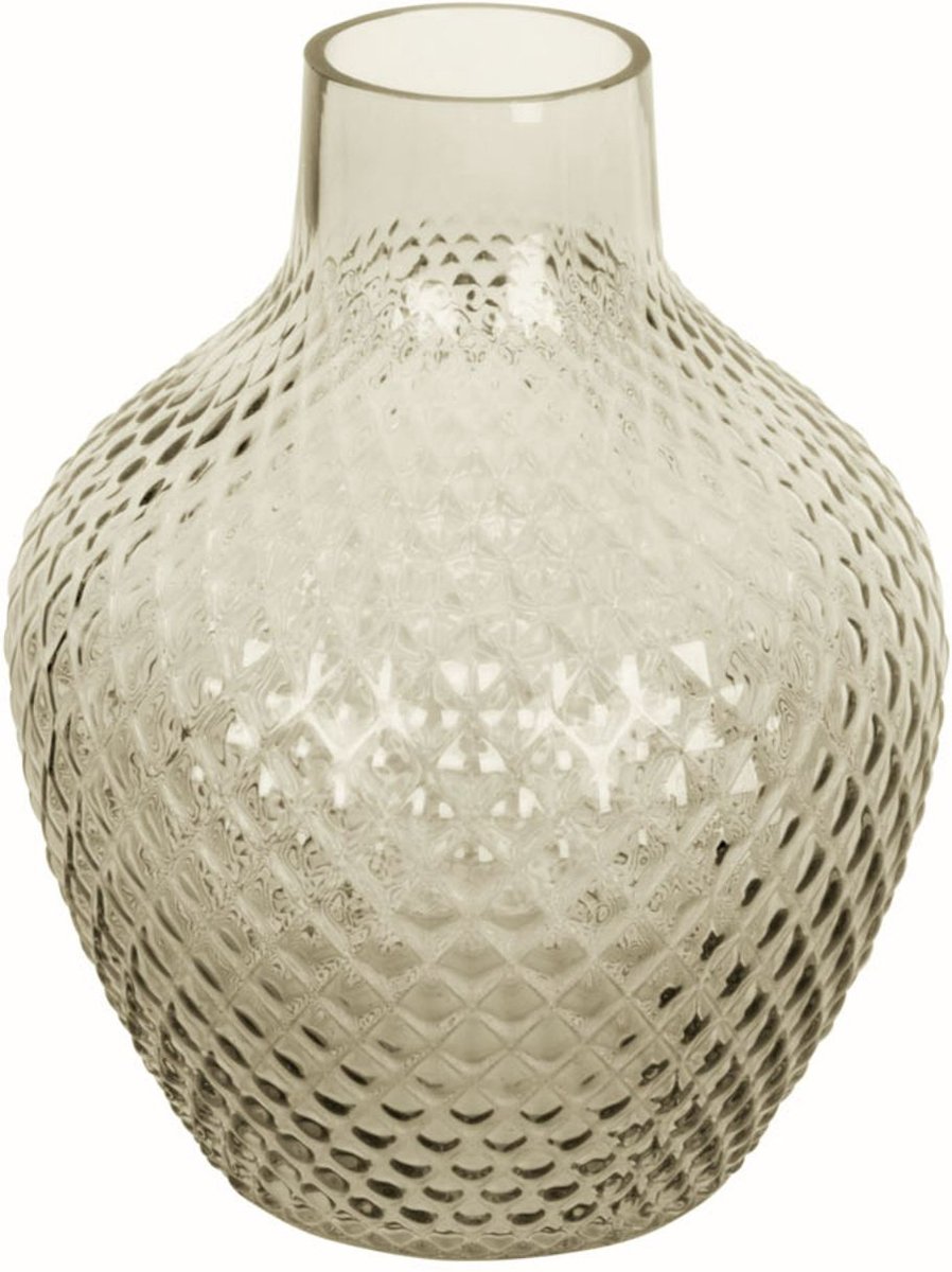 Present Time Vaas Delight - Glas Mosgroen - Ø18x20cm - Modern