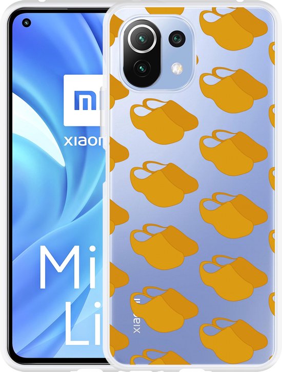 Foonary Custodia Con Cordino Per Xiaomi Mi 11 Lite / 5G NE – Tracolla Regolabile In Nylon, Silicone Morbido, Fantasia Leopardata