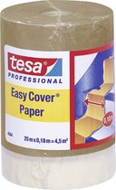 tesa Easy Cover® Paper - 2-in-1 Masking tape & Paper - Indoor