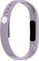 kwmobile horlogeband geschikt voor Fitbit Flex 2 - 3x siliconen bandje in wit / oudroze / lavendel - Voor fitnesstracker