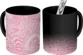 Magische Mok - Foto op Warmte Mokken - Koffiemok - Koraal - Zeewier - Vis - Hart - Design - Magic Mok - Beker - 350 ML - Theemok