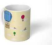 Mok - Koffiemok - Patroon - Muis - Luchtballon - Mokken - 350 ML - Beker - Koffiemokken - Theemok