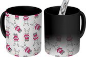 Magische Mok - Foto op Warmte Mokken - Koffiemok - Konijn - Brief - Liefde - Magic Mok - Beker - 350 ML - Theemok