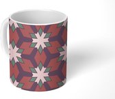 Mok - Koffiemok - Sterren - Kerst - Design - Mokken - 350 ML - Beker - Koffiemokken - Theemok