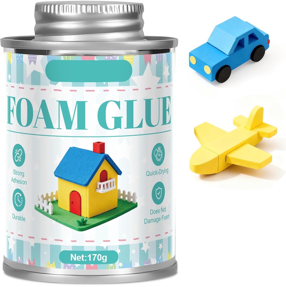 foam lijm - hoge hechting - duurzaam en veilig - ideaal voor schuimplaten - ShopVlot