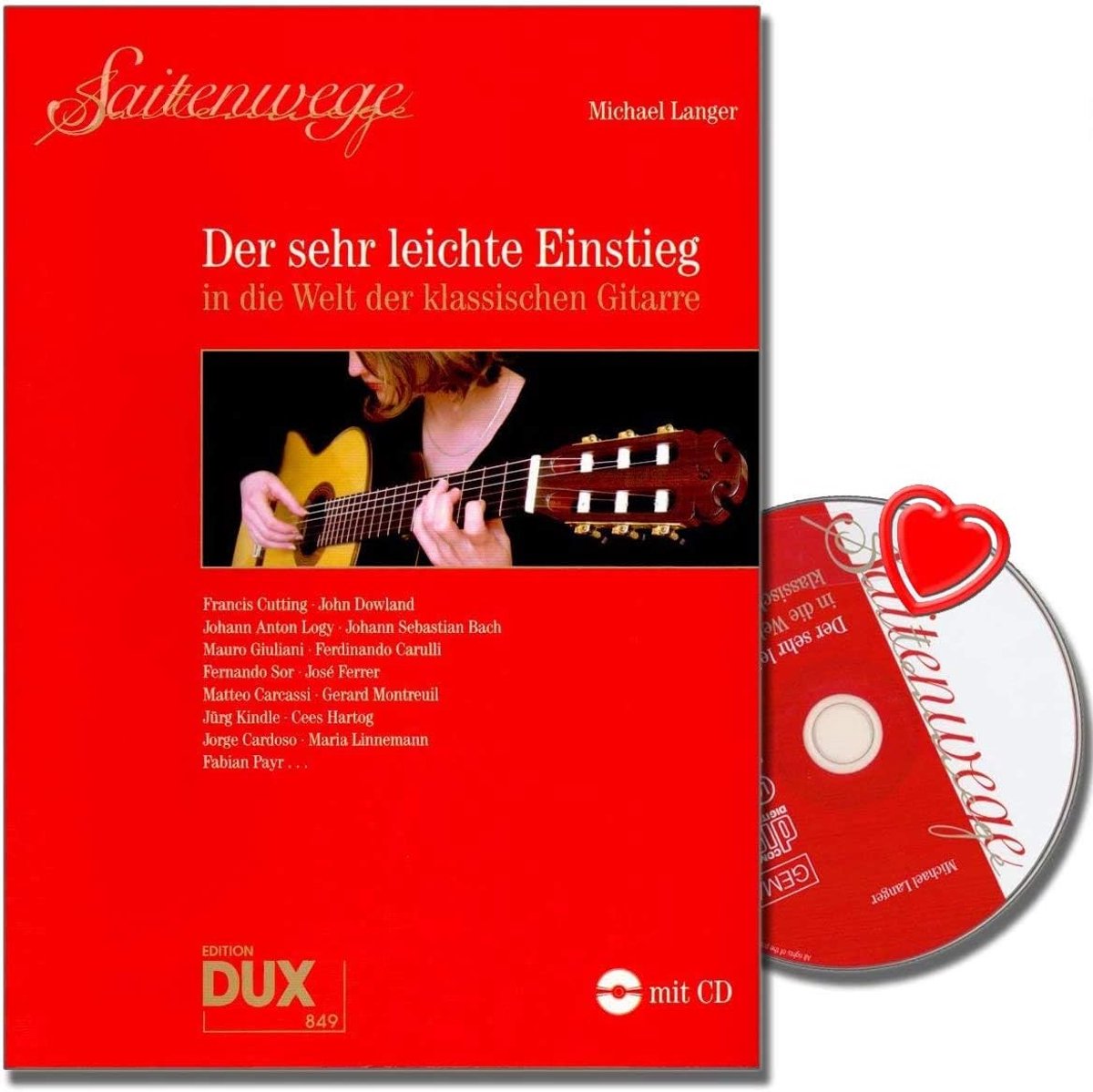 gitaarboek - eenvoudige introductie - met CD en kleurrijke muziekclip - ideaal voor beginners - ShopVlot