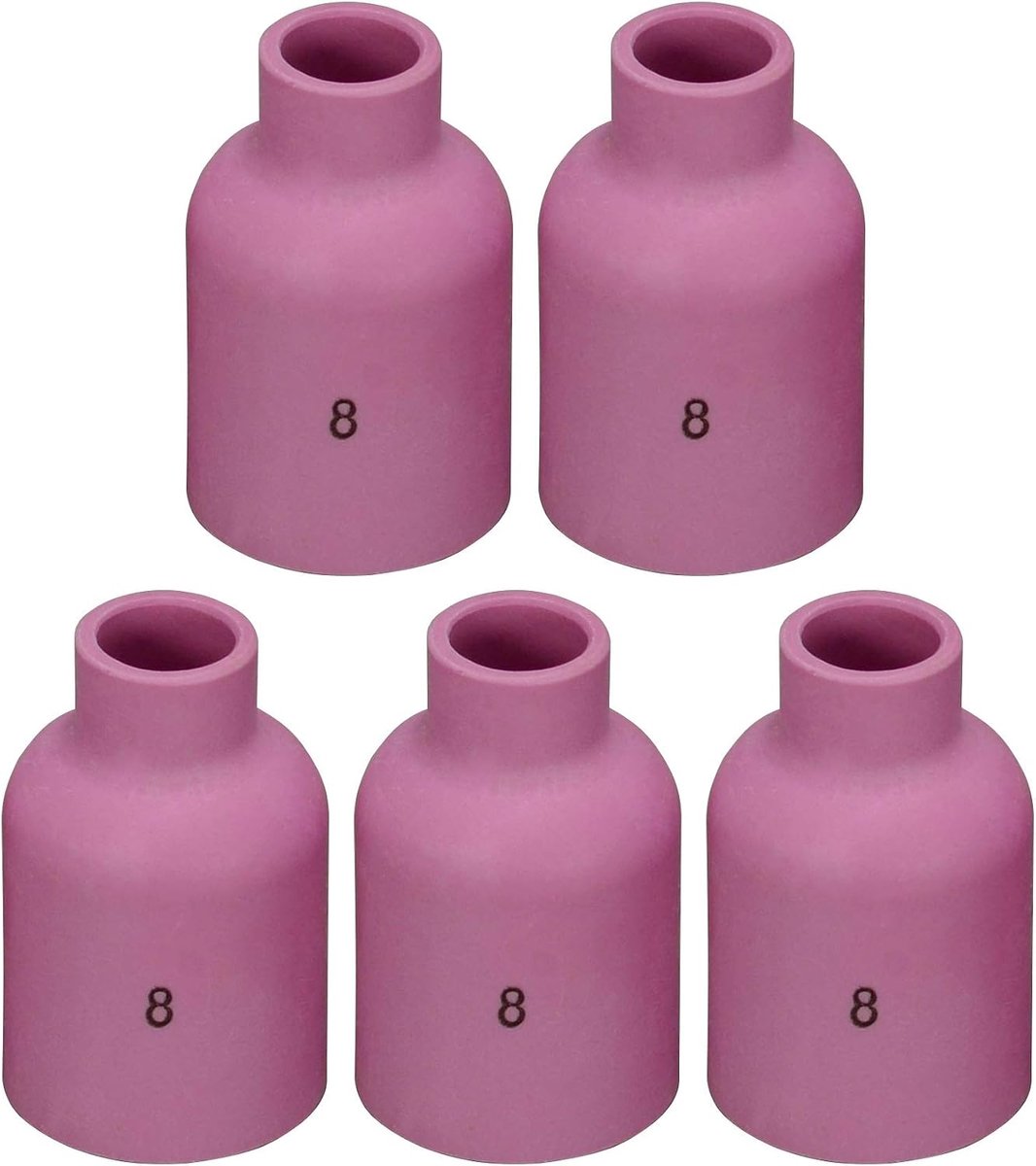 TIG Gaslens Nozzle 1/2" Orifice - Alumina Keramiek - Geschikt voor WP 9 17 18 20 25 26 - Perfect voor TIGlassen - ShopVlot
