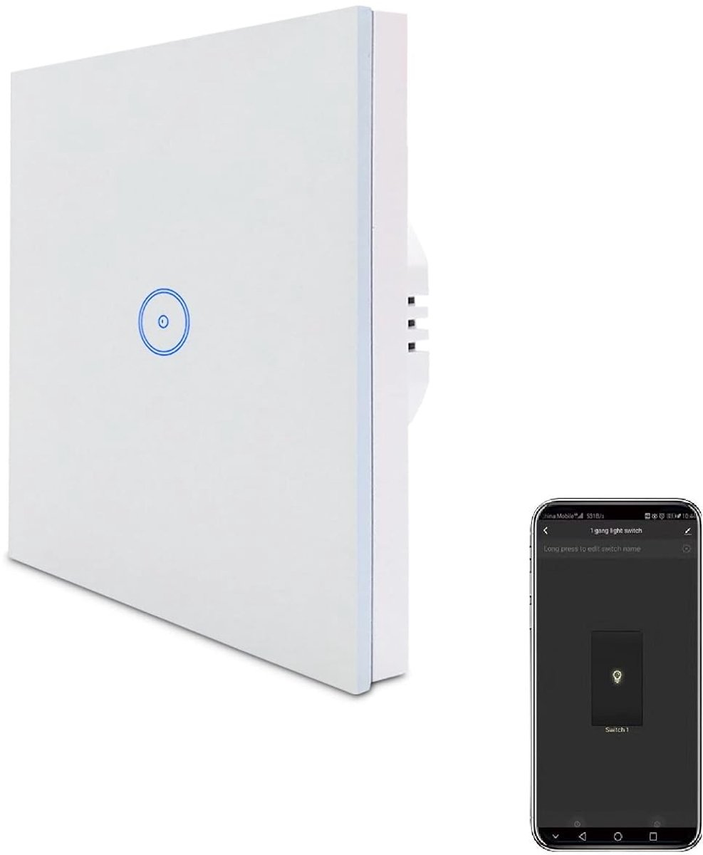 Smart WiFi schakelaar - Lichtschakelaar - Afstandsbediening - Bespaar stroom met timerfunctie - ShopVlot