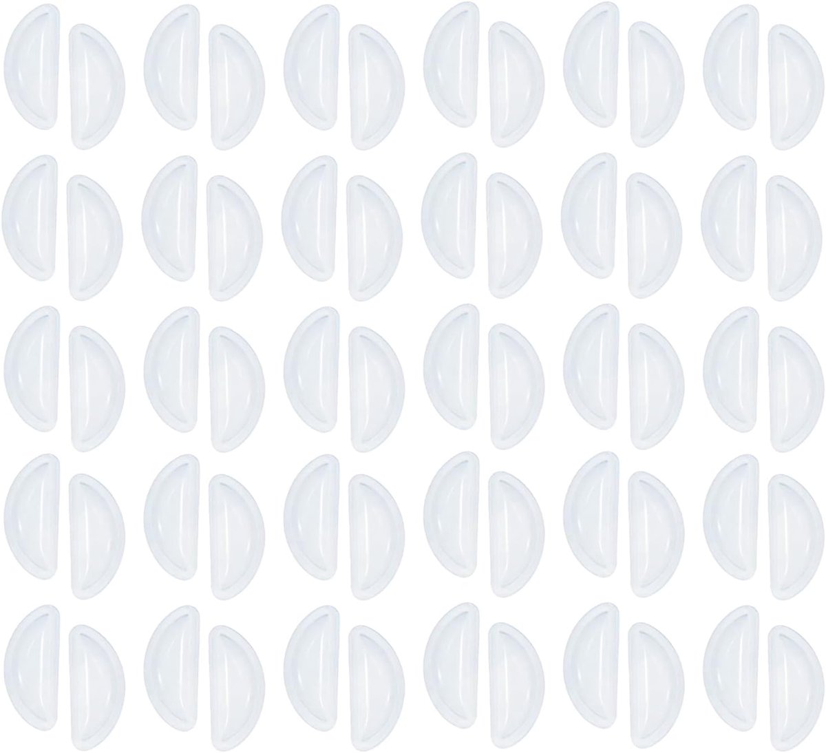 Neuspads voor brillen 30 paar - siliconen - antislip - comfortabel en onopvallend - ShopVlot