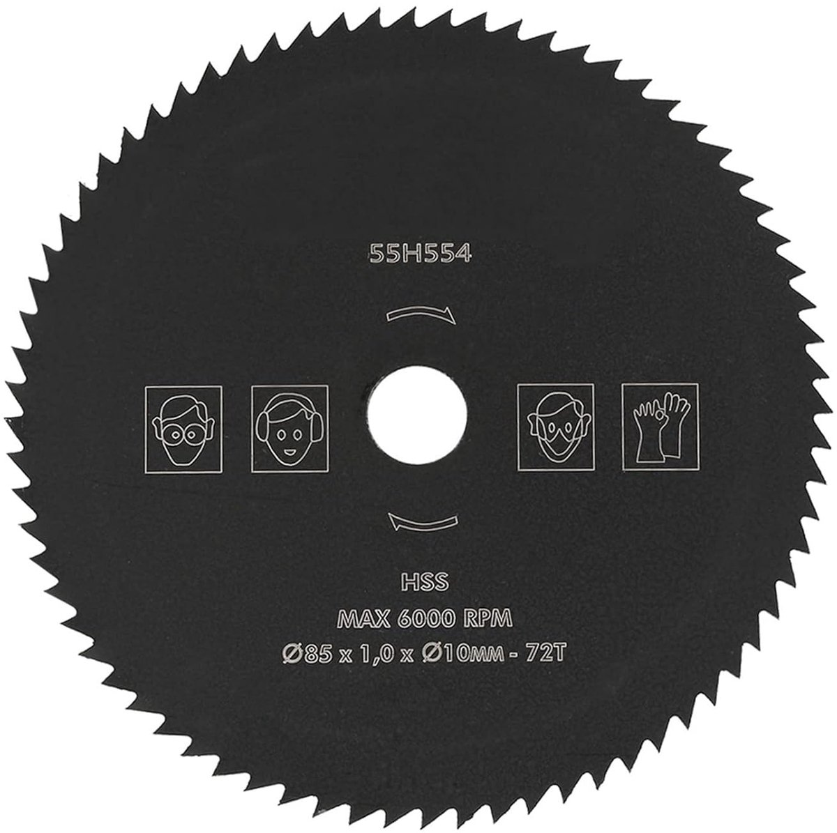 HSS cirkelzaagblad 85mm - 72 tanden - voor hout en metaal - snel en nauwkeurig snijden - ShopVlot