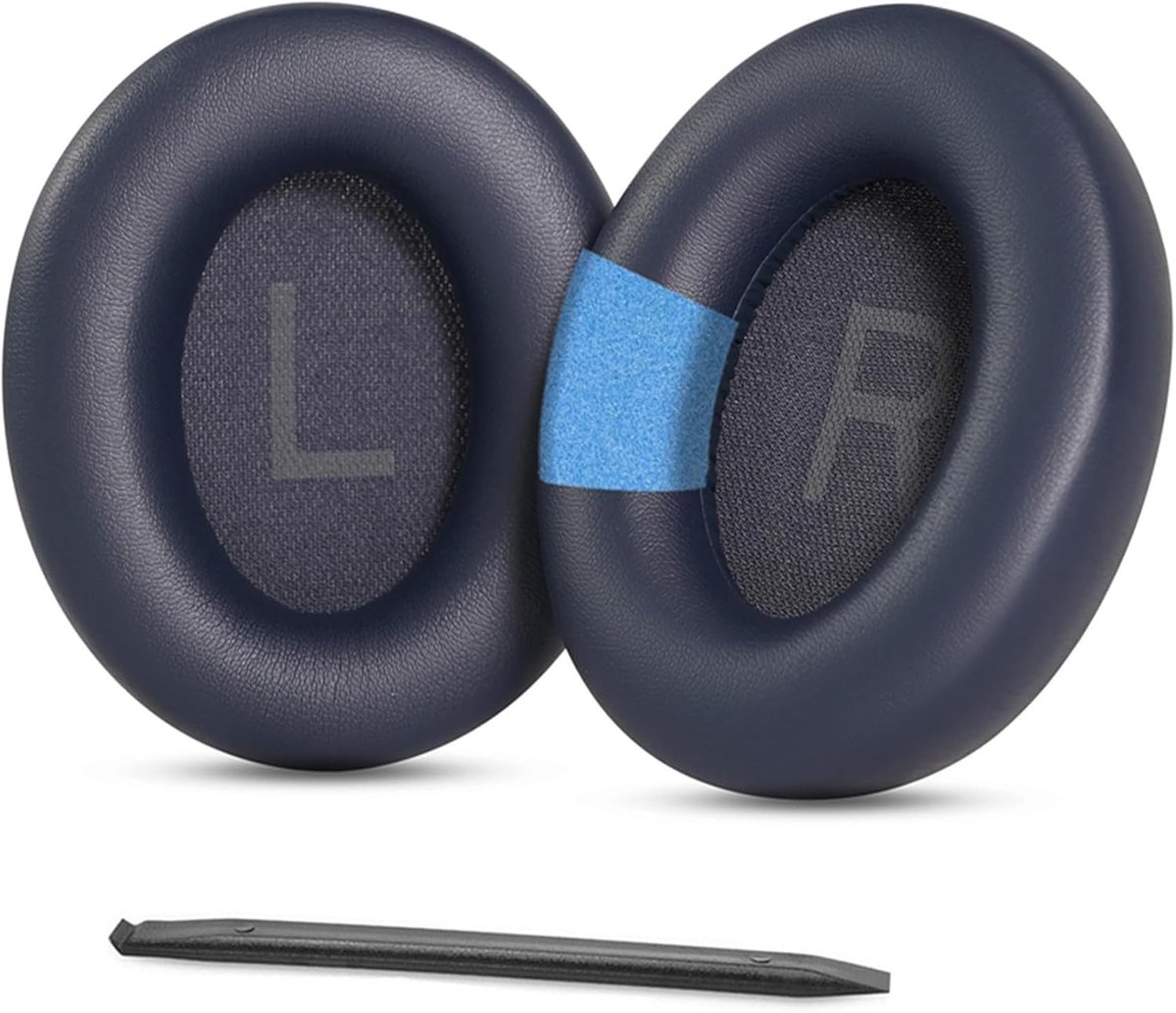 Vervangende oorkussens voor hoofdtelefoon - Earcups van kunstleer - Verbeterde geluidsisolatie - Comfortabel gebruik - ShopVlot