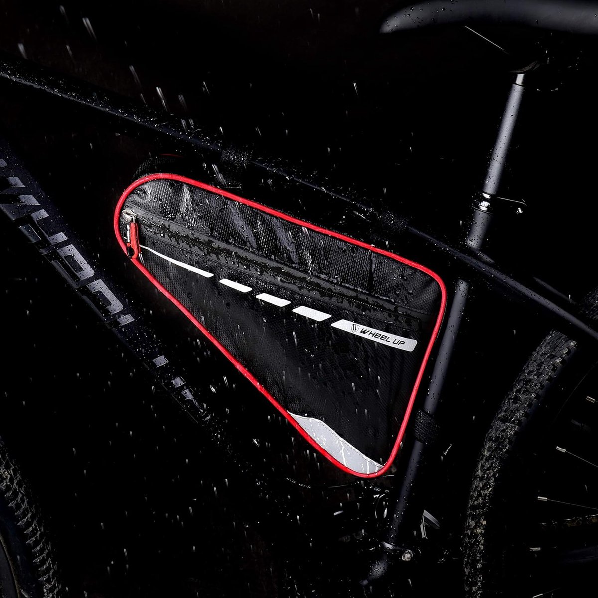 Fietstas triangulaire vooraan - Grote capaciteit - Reflecterende strepen - Ideaal voor mountainbikes - ShopVlot