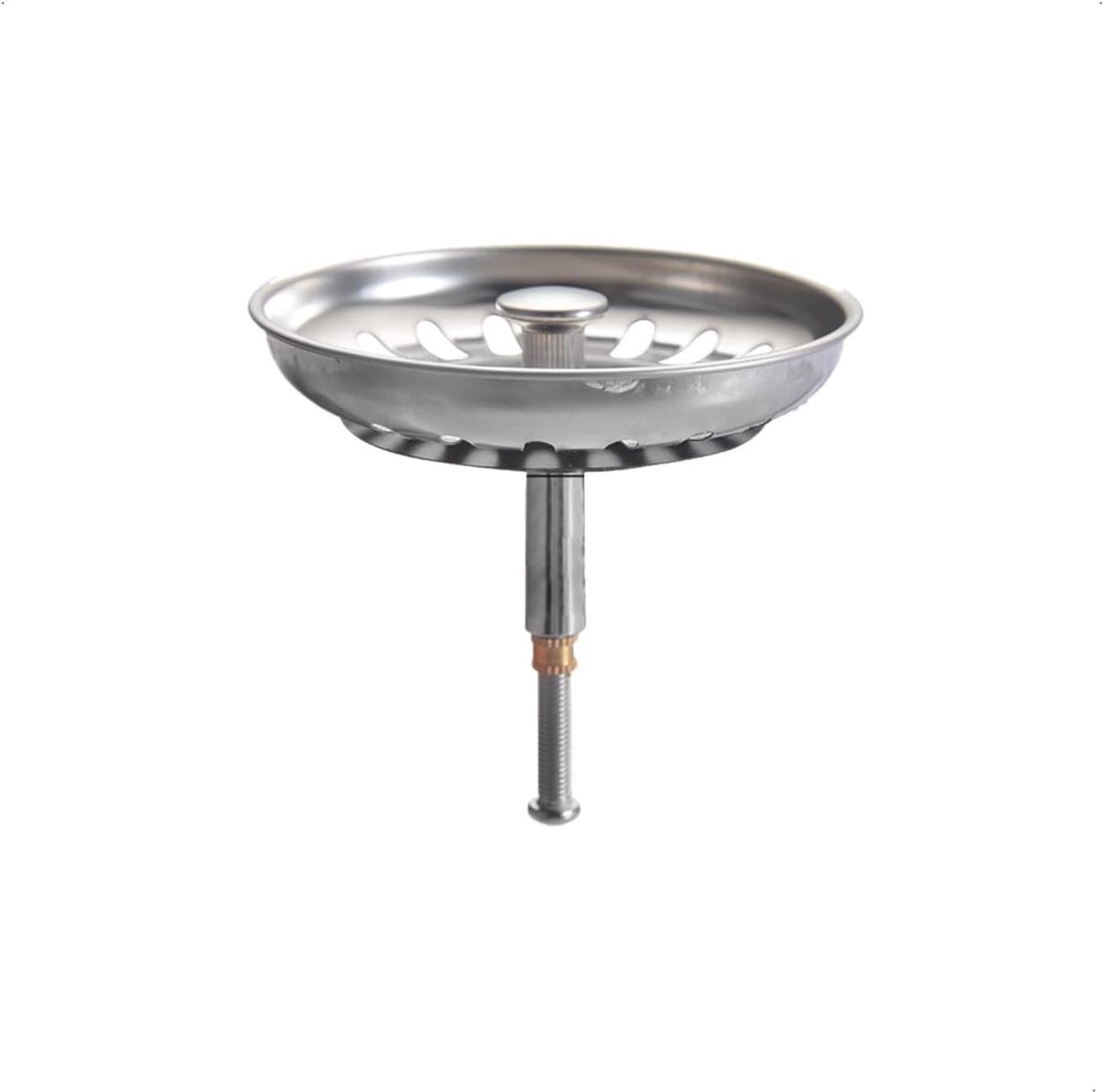 Afvoerplug 30mm - RVS met geurfilter - Eenvoudige installatie - Duurzaam voor keukens - ShopVlot