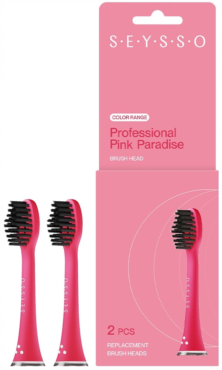 SEYSSO Pink Paradise Opzetborstels voor Basic/Professional Sonic Tandenborstels