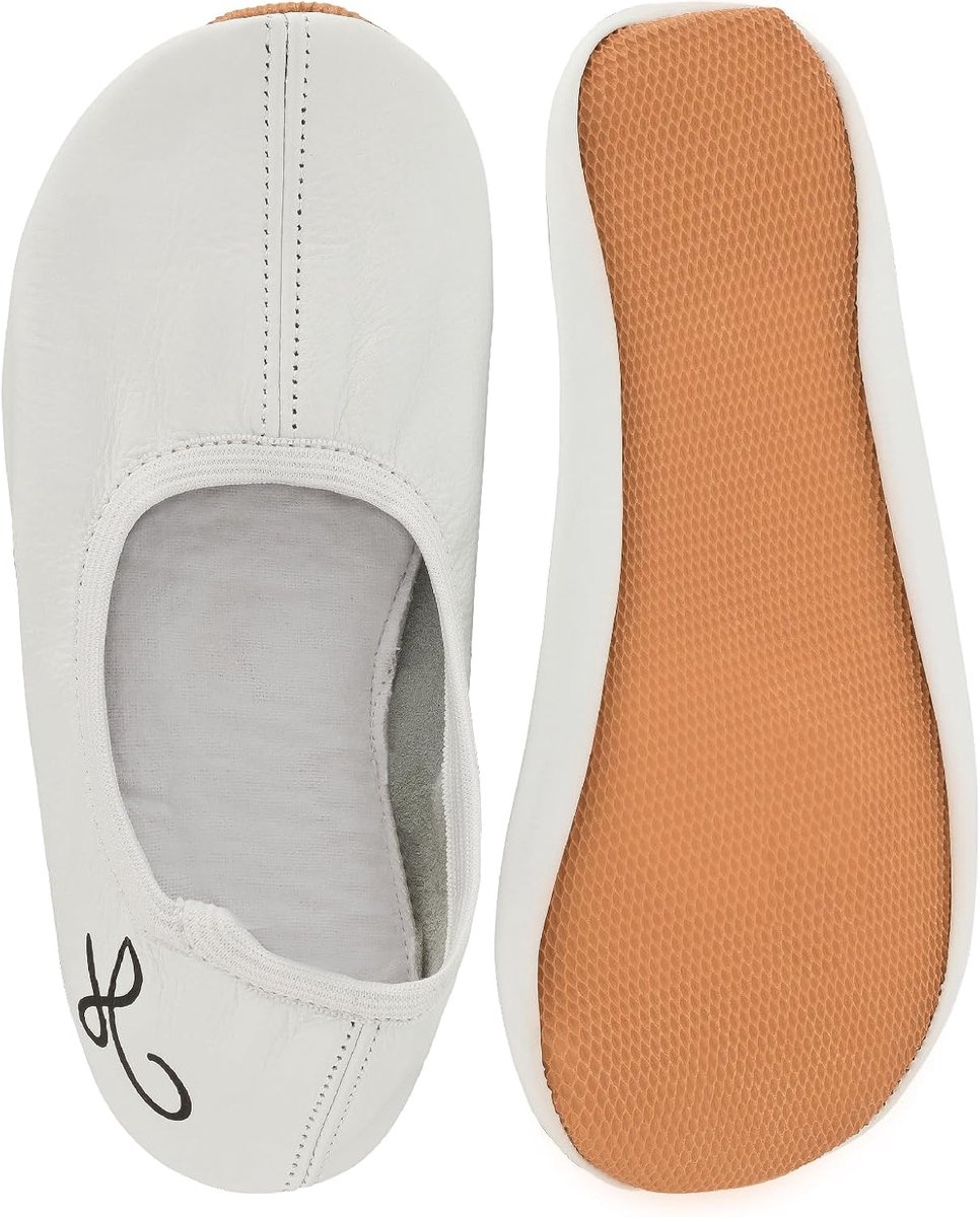 Gymnastiekschoenen maat 29 - Wit leer - Ademend en antislip - Perfect voor kinderen en volwassenen - ShopVlot