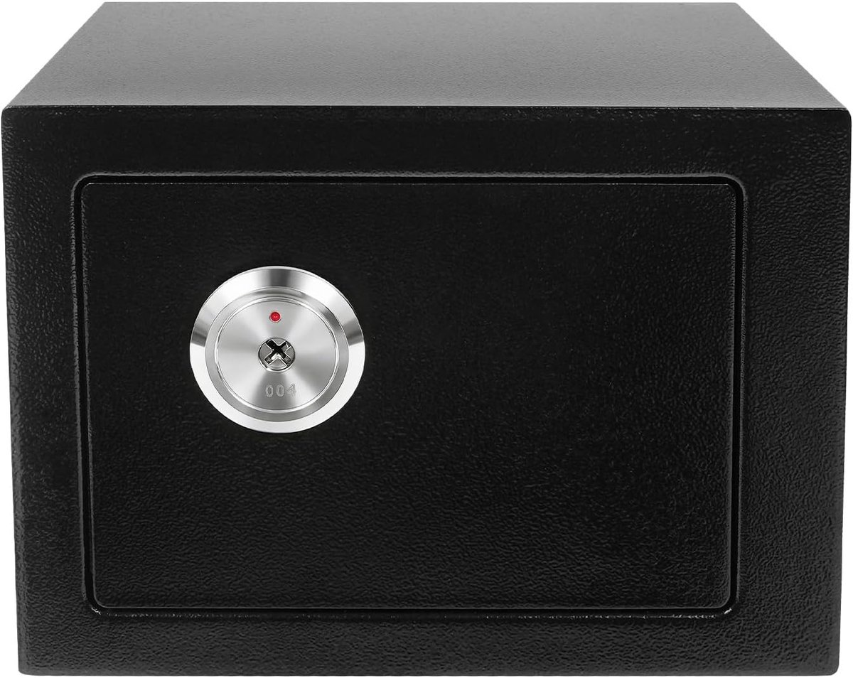 Wandkluis 4.6L - Stalen constructie - Veilig voor geld en sieraden - Ideaal voor thuis, kantoor of hotel - SnelShoppen