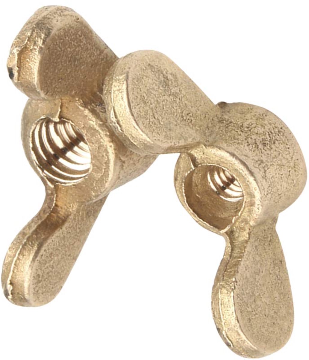 Vleugelmoer Bevestigingsmiddelen - Messing Vleugelmoeren Schroef Hand Twist Schroef Dop Onderdelen M4 M5 M6 M8 M10 M12 M14 M16 M20