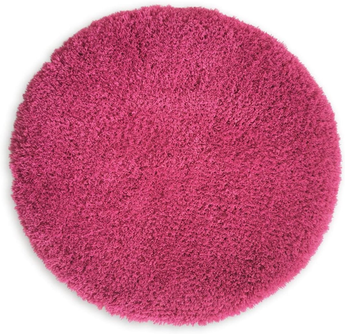 Badmat Rond Individueel Combineerbaar Tot Een Set • Douchemat • Antislip & Wasbaar • Badkamermat Roze • Ca 90 cm Rond