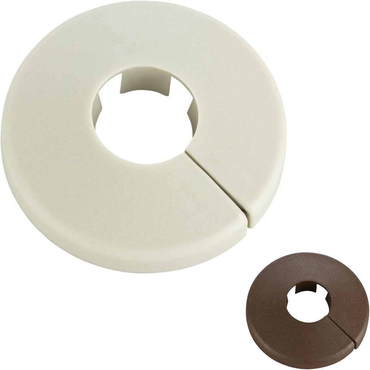 20 afdekrozetten voor alle soorten buizen en staven, Made in Germany, speciale kleuren met gepatenteerde clipsluiting, eenvoudige montage, hoge kwaliteit, buisdiameter 12 mm - 28 mm, buisbekleding