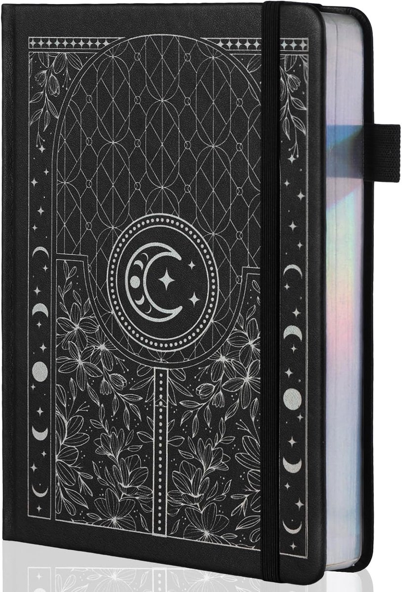Bullet Dotted Notitieboekje, 160 g/m² Genummerd dik papier, A5 Hardcover Notitieboekje met Stippenraster voor Vrouwen Mannen Werk Schrijven, Tekenen