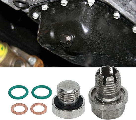 Oliepanschroefdraadreparatieset Lange Levensduur Overmaatse Aftapplug Hoogwaardige Auto Lekvrij (M12.1-1.5x15mm) — afbeelding 3